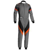Sparco Victory 3.0 Suit - Gray/Orange - Size Euro 60