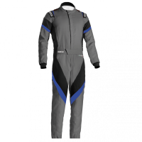 Sparco - Sparco Victory 3.0 Boot Cut Suit - Gray/Blue - Size Euro 48 - Image 1