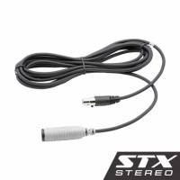 Rugged STX STEREO Straight Cable to Intercom - 12 Ft