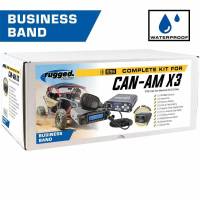 Radios - UTV Radio and Intercom Kits - Rugged Radios - Rugged Can-Am X3 - Top Mount - 696 PLUS - Business Band - Alpha Audio Helmet Kits