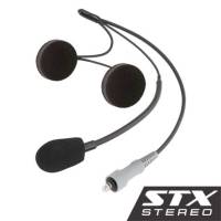 Rugged STX STEREO Wired Helmet Kit - Alpha Audio Speakers and Mic