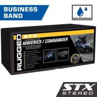 Rugged Can-Am Commander and Maverick - Glove Box Mount - STX STEREO - Business Band - Helmet Kits