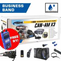 Rugged Can-Am X3 - Dash Mount - 696 PLUS - Business Band and BONUS Accessories - Behind the Head H42 ULT Headsets