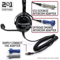 Rugged Radios - Rugged Expand to 4 Place - STX Headset Expansion Kits - STX - Stereo Behind The Head - Image 6