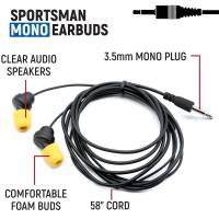 Rugged Radios - Rugged Sportsman Foam Earbud Speakers - Mono - Image 2