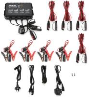 NOCO - NOCO Genius 12V Battery Charger - 8 amp - 4-Bank - Quick Connect Harness