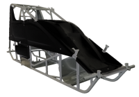 Triple X Sprint Car Kit B X-Wedge Black Inside Rail Body