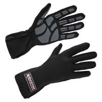 Allstar Performance Racing Gloves - Outseam - Black / Gray - Large