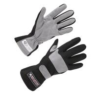 Allstar Performance Racing Gloves - Black / Gray - Medium