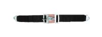 Lap Belts - Latch & Link Seat Belts - Crow Safety Gear - Crow QA Duck Bill 3" Latch & Link Lap Belts - Black
