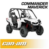 Rugged Can-Am Commander and Late Model Maverick Complete Communication Kit with Intercom and 2-Way Radio - Dash Mount - 696 PLUS Intercom - G1 GMRS Radio