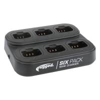 Rugged V3 and RH-5R 6 Place Bank Charger with XL Batteries