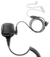 Rugged Radios - Rugged PATROL Moto Kit - Ear Piece and Hand Mic - With Black RDH-X -Business Band Radio - Image 3