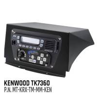 Rugged Radios - Rugged Kawasaki KRX Multi-Mount Kit - Top Mount - for Rugged UTV Intercoms and Radios - Rugged M1/G1/RM45/RM60/GMR45 with Switch Holes - Image 5