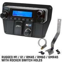 Rugged Radios - Rugged Can-Am Commander Intercom and Radio Mount - Rugged M1/G1/RM45/RM60/GMR45 with Switch Holes - Image 2