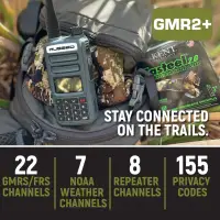 Rugged Radios - Rugged GMR2 PLUS GMRS and FRS Two Way Handheld Radio - Grey - 2 Pack - Image 4