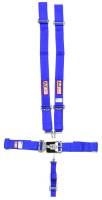 RJS 5-Point Harness System w/ 2" Anti-Sub Belt - Wrap Around - Blue