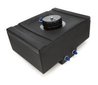 RJS Racing Equipment Drag Race Fuel Cell 8 gal 19-3/4 x 14-5/8 x 7-1/2" Tall 8AN Male Outlets - 6AN Male Vent