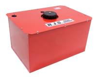 RJS Racing Equipment Economy Fuel Cell and Can 22 gal 25-1/2 x 17-1/2 x 14-3/4" Tall 8AN Male Outlet - 6AN Male Vent