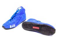 RJS Redline Mid-Top Driving Shoes - Size 8 - Blue