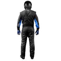 K1 RaceGear - K1 RaceGear Outlaw Auto Racing Nomex® Suit - Black/Blue - Image 2