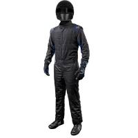 K1 RaceGear - K1 RaceGear Outlaw Auto Racing Nomex® Suit - Black/Blue - Image 1