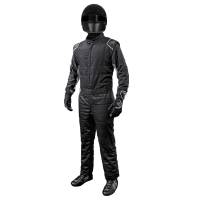 K1 RaceGear - K1 RaceGear Outlaw Auto Racing Nomex® Suit - Black/Gray - Image 1