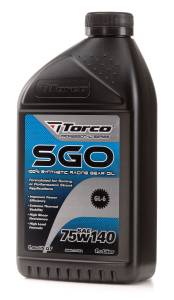 Torco SGO 75W-140 Synthetic Racing Gear Oil