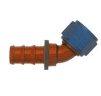 XRP Push-On 45 Hose End -06 AN