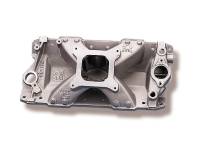 Weiand Team G Intake Manifold - Holley Excelerator Intake Manifold Chevrolet 262 - 283 - 305 - 327 - 350 - 400 V-8; 1957-86 All Models; 1987-Later w/Aluminum Heads