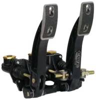 Tilton Floor Mount Aluminum Dual Pedal Assembly - Triple Master Cylinder (Not Included)