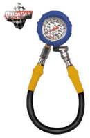 Tool and Pit Equipment Gifts - Tire Pressure Gauge Gifts - QuickCar Racing Products - QuickCar 0-40-PSI Standard Tire Pressure Gauge