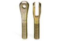 Suspension Components - Moroso Performance Products - Moroso Clevis End - 1/2"-20 Thread On Shank - 5/16" Bolt Holes - 1/4" Slot
