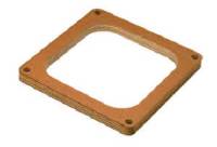 Carburetor Accessories and Components - Carburetor Adapters and Spacers - Moroso Performance Products - Moroso 1/2" Wood Carburetor Spacer - Single Hole - Fits Holley® Dominator Carburetors