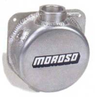 Moroso Aluminum Cooling System Expansion Tank - Stamped Filler Neck - 1-1/2 Quart Capacity - 3-5/8" Deep