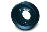 Moroso Billet Single Groove Crankshaft Pulley - BB Chevrolet - Single Groove - 1968-Earlier (With Short Water Pump) - 25% Reduction - 5.40" O.D.