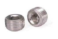 Moroso Aluminum Pipe Plugs - 1/2" NPT Thread - (2 Pack)