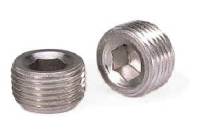 Moroso Aluminum Pipe Plugs - 3/8" NPT Thread - (2 Pack)