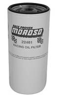 Moroso Chevy Racing Oil Filter - Chevy and Others Where Space Allows - 2 Quart Capacity - 13/16" -16 UNF Thread