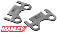 Camshafts and Valvetrain - Guide Plates - Manley Performance - Manley Flat Steel Valve Guide Plates - SB Chevy w/ 5/16" Diameter Pushrods - (Set of 8)