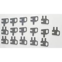 Isky Cams Adjustable Guide Plates - SB Chevy - Set of 8