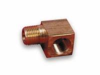 NPT to NPT Fittings and Adapters - 90° Internal / External NPT Adapters - Holley - Holley 90° Elbow Fitting