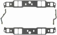 Fel-Pro Intake Manifold Gaskets - SB Chevy - Aluminum Heads w/ Non-Conventional Ports, Chevy Raised Runner & Pontiac 867, Brodix -12Sp - 18Sp - Std, - 1.31" x 2.02" Port Size - .060" Thickness