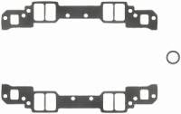 Fel-Pro Intake Manifold Gaskets - SB Chevy - Aluminum Heads w/ Non-Conventional Ports, Chevy 18 High Port - 1.25" x 2.15" Port Size - .090" Thickness