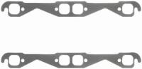 Fel-Pro Exhaust Gaskets - SB Chevy - Stock, Square Port - 1.38" x 1.38"