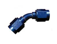 AN to AN Fittings and Adapters - 45° Female AN Couplers - Earl's - Earl's 45 Female AN Swivel to Female AN Swivel -06 AN
