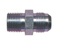 Gauge Adapter - NPT to AN Gauge Fittings - Earl's - Earl's Steel Straight Pipe Thread to AN Adapter -03 AN to 1/8" NPT