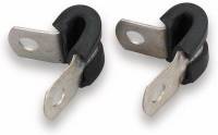 Earl's Cushioned Hose Clamps - Aluminum Finish - (10 Pack) - Fits 3/16" Tube or Hose O.D.