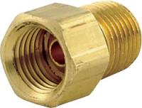 Adapter - Male NPT to Female Inverted Flare - Allstar Performance - Allstar Performance Master Cylinder Fitting - 1/8" NPT to 3/16" Female
