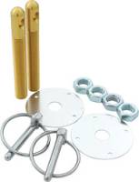 Body Fastener Kits - Hood Pin Fastener Kits and Components - Allstar Performance - Allstar Performance Aluminum Hood Pin Kit - Gold - 1/2" Diameter